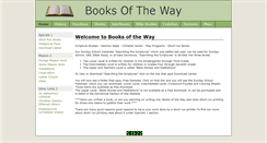 Desktop Screenshot of booksoftheway.com