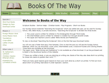 Tablet Screenshot of booksoftheway.com